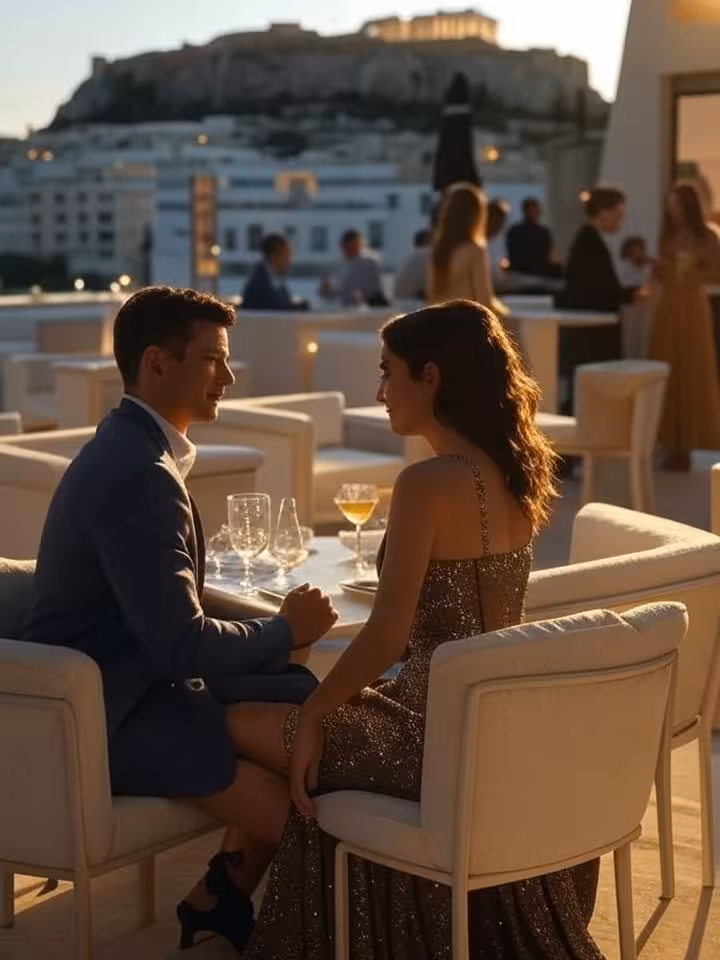 Πολυτελές rooftop bar στην Αθήνα με θέα την Ακρόπολη